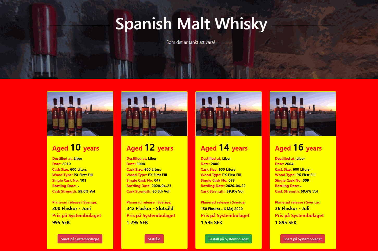 Spanish Whisky Club Cask Strenght